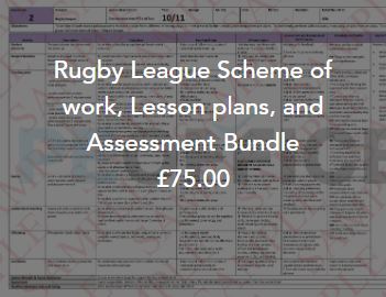 Rugby League schemes of work and lesson plans